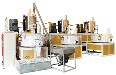 Mixing machine - Raw Material Blending for WPC Door Production: