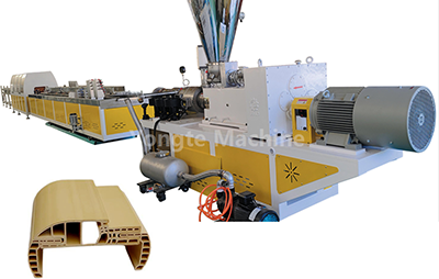 WPC door frame extrusion line